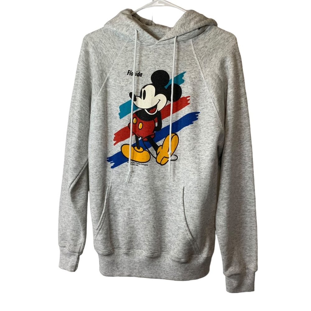 Sherry's Best Disney Mickey Hoodie Unisex Adult Size Medium Kangaroo Pocket VTG